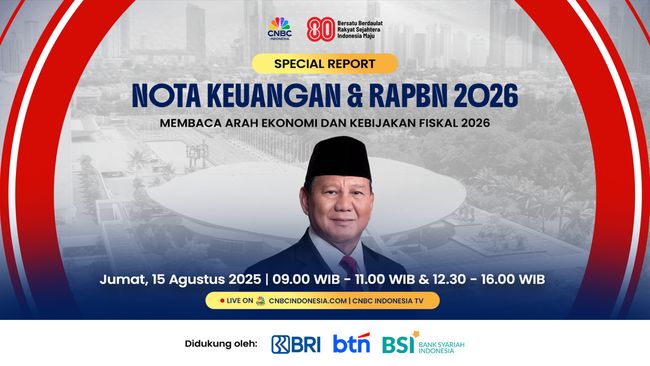 Live Now! Prabowo Sampaikan RAPBN 2026 dan Nota Keuangan ke DPR
