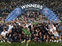 Potret Les Parisiens Bikin Spurs Gigit Jari di Piala Super Eropa