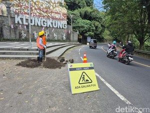 47 LPJU Karangasem Diperbaiki Jelang Gerak Jalan-Banjarangkan Mulai Dikerjakan