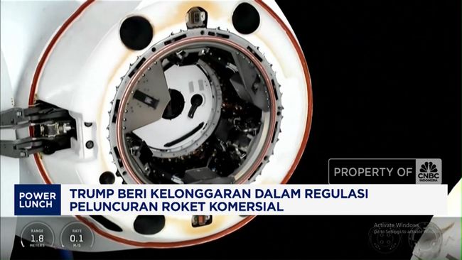 Video: Trump Beri Kelonggaran di Regulasi Peluncuran Roket Komersial