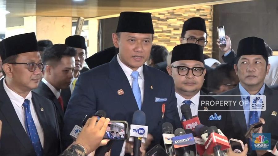 Menko Infrastruktur dan Pembangunan Kewilayahan Agus Harimurti Yudhoyono menyambut baik pidato kenegaraan yang disampaikan Presiden RI Prabowo Subianto di Gedung DPR/MPR, pada Jumat (15/8).