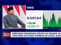 Video: Presiden Prabowo Pidato Sidang Tahunan MPR, IHSG Tembus 8.000