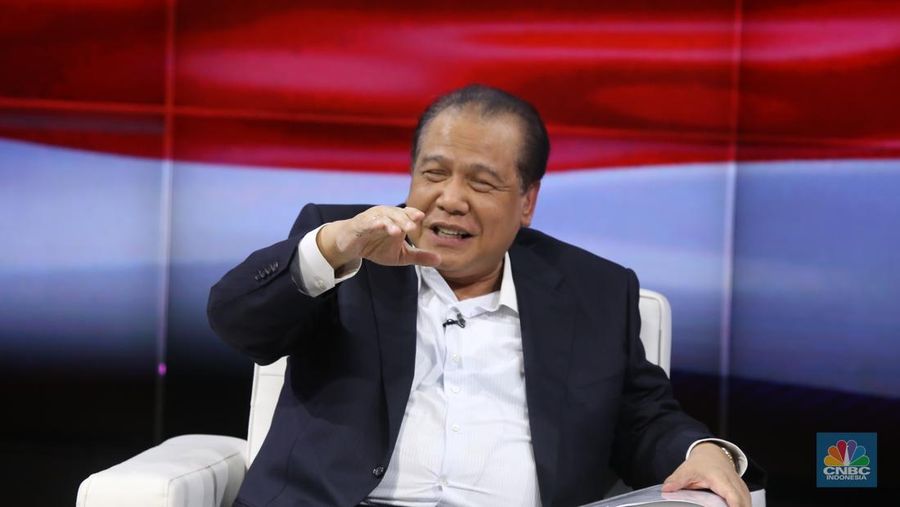 Chairman & Founder CT Corp, Chairul Tanjung dalam Special Talkshow Nota keuangan & RAPBN 2026 di Jakarta, Jumat (15/8/2025). (CNBC Indonesia/Tias Budiarto)