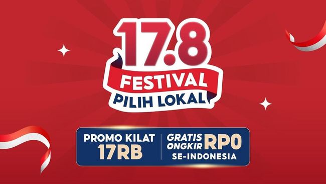 HUT ke-80 RI, Shopee Gencarkan Kampanye 17.8 Festival Pilih Lokal