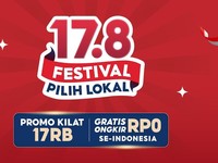 HUT ke-80 RI, Shopee Gencarkan Kampanye 17.8 Festival Pilih Lokal