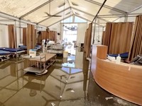 IGD Lumpuh, Rumah Sakit Nasser di Khan Younis Gaza Terendam Banjir