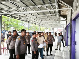 Kapolda Riau Cek Kesiapan Dapur MBG di Kampar, Target Beroperasi Oktober
