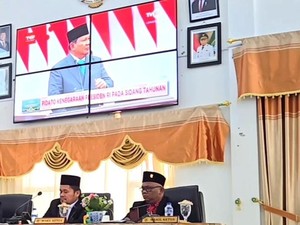 Bupati Tapteng Masinton Tak Hadir Paripurna Agenda Pidato Prabowo