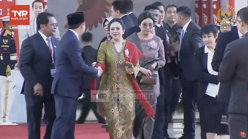 Menteri UMKM, Maman Abdurrahman saat dalam Sidang Tahunan 2025 di Gedung MPR/DPR RI, Jakarta, Jumat (15/8/2025). (CNBC Indonesia/Faisal Rahman)