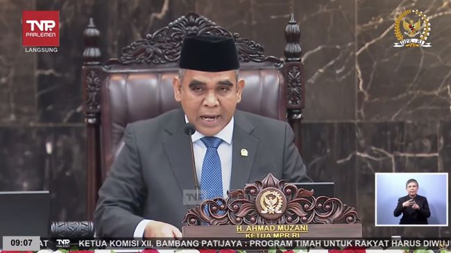 Pidato di Sidang Tahunan MPR, Muzani: Nasionalisme Bukan Hanya Slogan