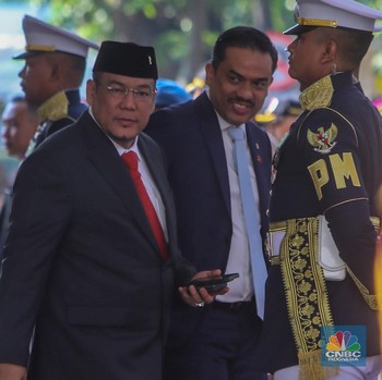 Deretan Menteri Kabinet Merah Putih Hadiri Sidang Tahunan 2025