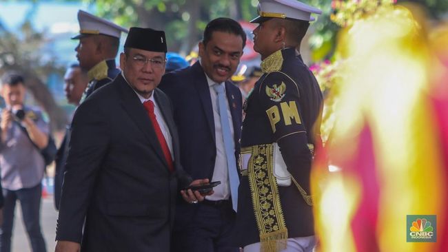 Deretan Menteri Kabinet Merah Putih Hadiri Sidang Tahunan 2025
