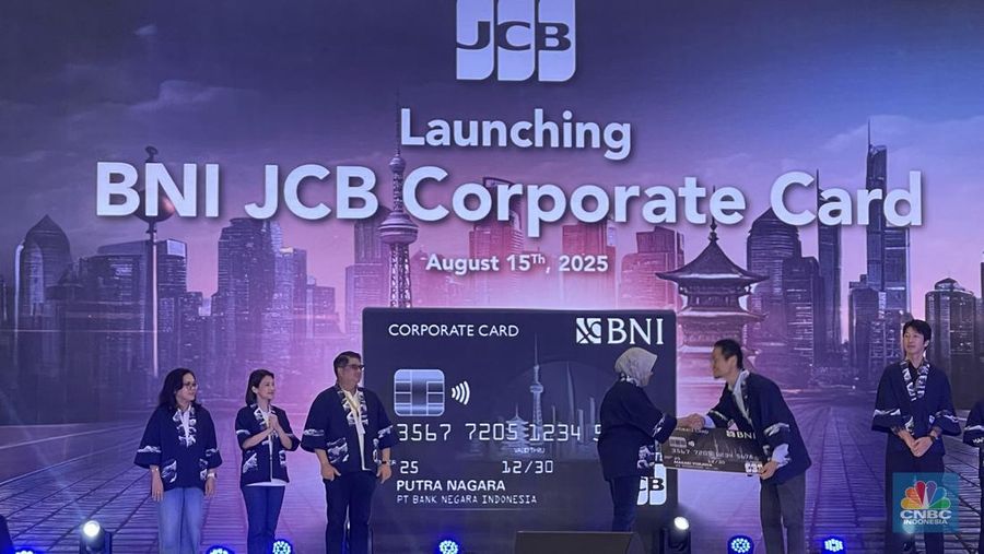 Peluncuran  BNI-JCB Corporate Card, Jumat (15/8/2025).