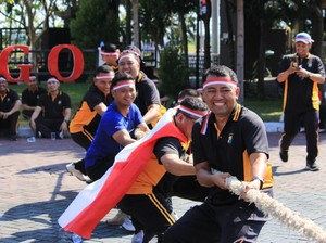 Polres Probolinggo Semarakkan HUT RI dengan Olahraga-Lomba Antarinstansi