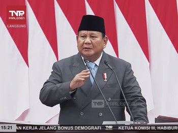 Momen Heboh di DPR, Prabowo Bicara Semua Tepuk Tangan & Bersorak