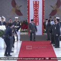 Prabowo Tiba di Gedung MPR Jelang Pidato Kenegaraan Perdana