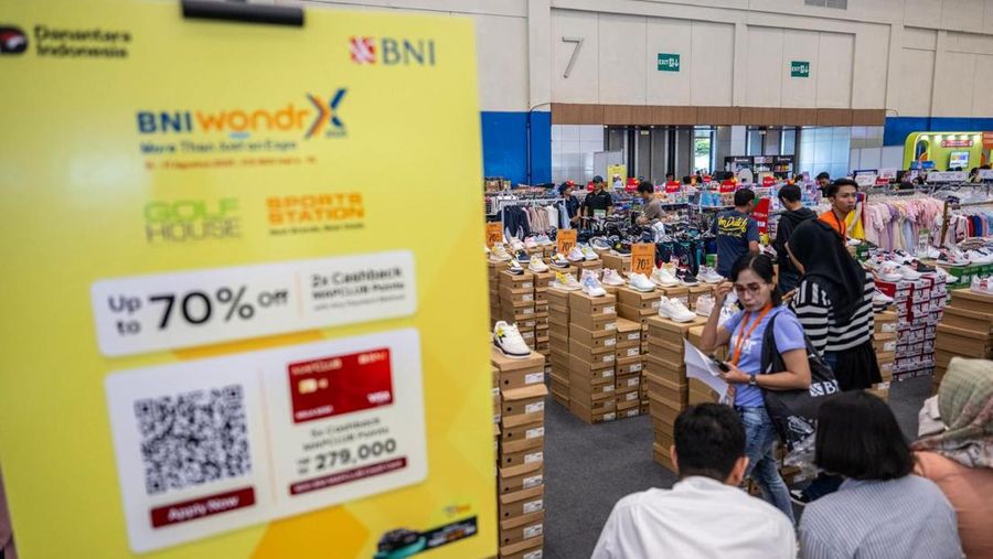 Suasana event BNI wondrX di ICE BSD, Banten, Jumat (15/8/2025)/Teti Purwanti