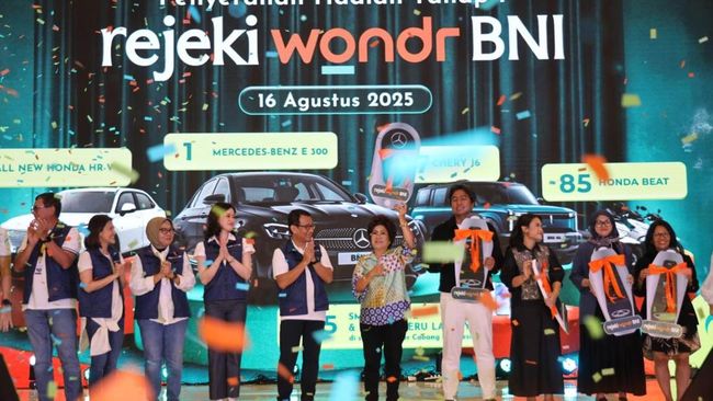 BNI Bagikan Hadiah Tahap Pertama Rejeki wondr, Peluang Masih Terbuka!