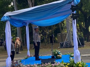 8 Pesan Kakorlantas Saat Pimpin Apel Operasi Merdeka Jaya HUT Ke-80 RI