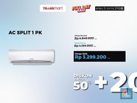 Kejutan Hari Kemerdekaan! AC di Transmart Diskon Gede