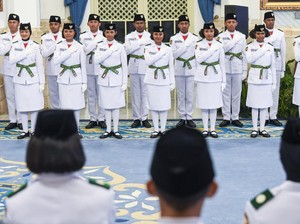 Resmi, Ini Daftar 76 Anggota Paskibraka Upacara HUT ke-80 RI di Istana
