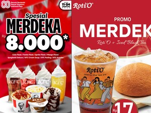 Daftar Promo 17 Agustus 2025 Restoran-Ritel Hari Ini, Spesial HUT ke-80 RI!
