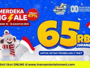 Promo Terbatas! Main Salju di Trans Snow World Bekasi Cuma Rp 65.000!
