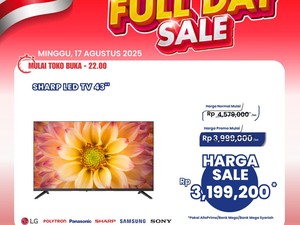 Smart TV 43 Inch Rp 3,1 Juta di Transmart Full Day Sale!