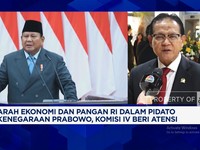 Video: Arah Ekonomi & Pangan RI di Pidato Prabowo, DPR RI Beri Atensi