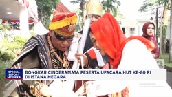 Video: Bongkar Cinderamata Peserta Upacara HUT ke-80 RI Istana Negara