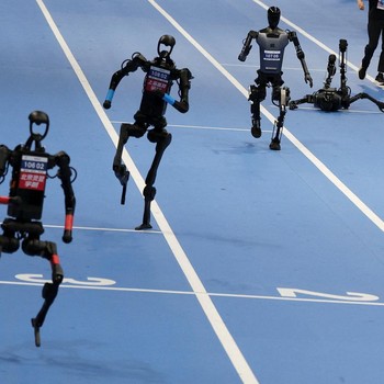 Pertama di Dunia, Potret Unik Robot Ikuti Olimpiade di China