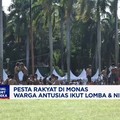 Video: Pesta Rakyat di Monas Warga Antusias Ikut Lomba & Hiburan