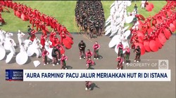 Video: 'Aura Farming' Pacu Jalur Meriahkan HUT RI di Istana
