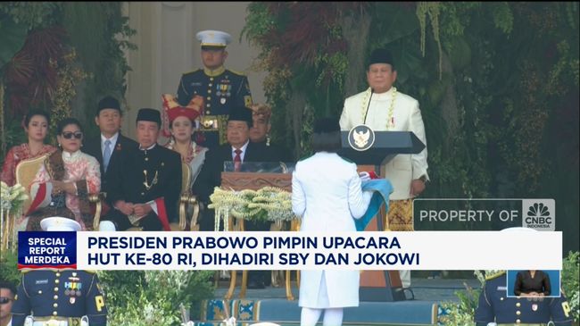 Video: Paskibraka Kibarkan Merah Putih di Hadapan Tiga Presiden