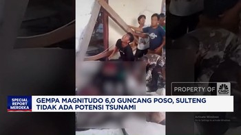 Video: Gempa M6,0 Guncang Poso, Sulteng Tidak Ada Potensi Tsunami