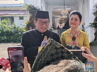 Pramono Hadiri HUT ke-80 RI di Istana, Bicara Harapan bagi Masyarakat
