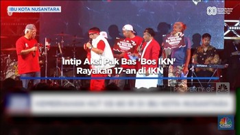 Video: Intip Aksi Pak Bas 'Bos IKN' Rayakan 17-an di IKN