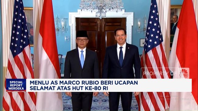 Video: Menlu AS Marco Rubio Beri Ucapan Selamat Atas HUT ke-80 RI