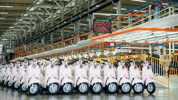 Potret Dapur Produksi Yadea, Motor Listrik Terlaris di Dunia