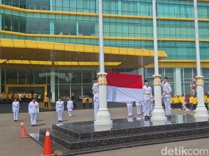 Golkar Gelar Upacara HUT Ke-80 RI, Dukung Kemerdekaan Palestina