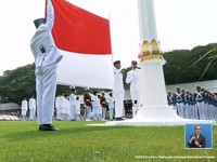 Bendera Merah Putih Berkibar Sempurna di Upacara HUT ke-80 RI