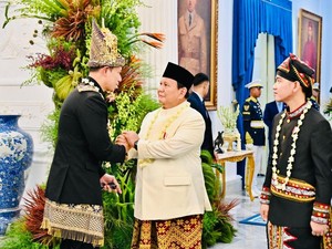 AHY Ungkap Isi Obrolan dengan Prabowo di Sela Upacara HUT Ke-80 RI