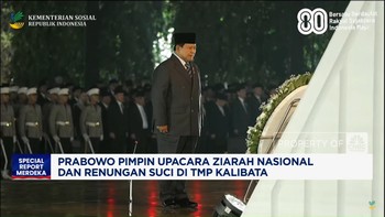Video: Prabowo Pimpin Upacara Ziarah & Renungan Suci di TMP Kalibata