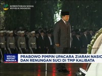 Video: Prabowo Pimpin Upacara Ziarah & Renungan Suci di TMP Kalibata
