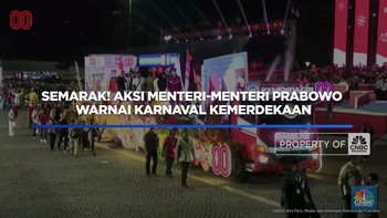 Semarak! Aksi Menteri-Menteri Prabowo Warnai Karnaval Kemerdekaan