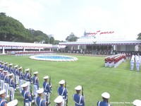 Suasana upacara peringatan detik-detik proklamasi di Istana Merdeka, Jakarta, Minggu (17/8/2025). (Tangakapan Layar Youtube/Sekretariat Presiden)