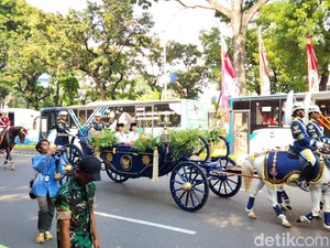 Tentang Kereta Kencana Garuda Prabayaksa yang Bawa Kirab Bendera Merah Putih