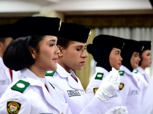 Bianca Alessia Jadi Pembawa Bendera Upacara HUT Ke-80 RI, Asal Mana?