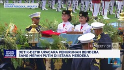 Video: Upacara Penurunan Bendera-Kirab Proklamasi Warnai HUT ke-80 RI
