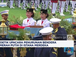 Video: Upacara Penurunan Bendera-Kirab Proklamasi Warnai HUT ke-80 RI